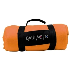 Флисовый мягкий плед Nashville с логотипом 180x120 cм