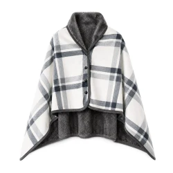 Плед-пончо флісовий Poncho L 100х140 см з вашим лого