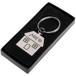 Брелок 'Будинок' металевий з логотипом