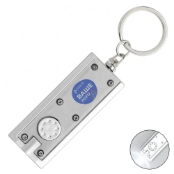 Брелок-фонарик пластиковый 1 LED с персональным логотипом