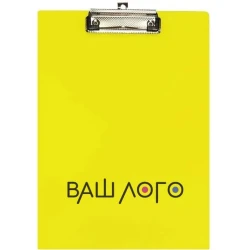 Планшет пластиковый с прижимом и подвесом А4 с лого компании