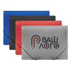 Папка Вышиванка ассорти А4 35 мм на резинках с Вашим лого