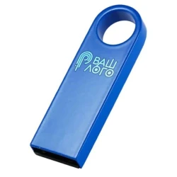 Флешка металлическая Uno USB 2.0 с логотипом 4 Gb