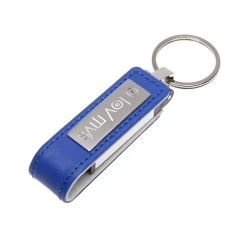 Кожаная флешка с шильдом под гравировку с вашим лого 32 Gb