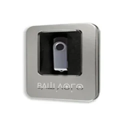 Арт: UMETALB1 Металевий футляр для флеш-пам'яті з вашим лого UNIVERSAL METAL BOX