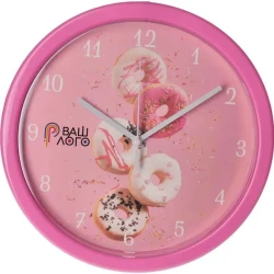 Настенные часы пластиковые Optima DONUT с вашим лого 25 см