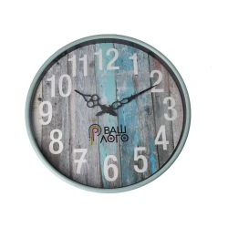 Часы настенные пластиковые Optima RETRO с логотипом 37.8 см