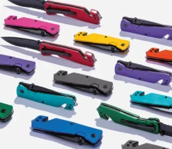 Ніж кишеньковий, 3 функції, soft-touch для друку вашого логотипу