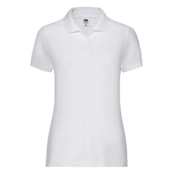 Теніска жіноча Fruit of the Loom 65/35 Polo 170g з лого