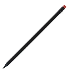Олівець простий BLACK STRIPE з гумкою Ø7x190 мм з вашим логотипом
