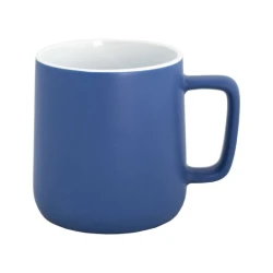 Керамическая чашка двухцветная Linda с логотипом