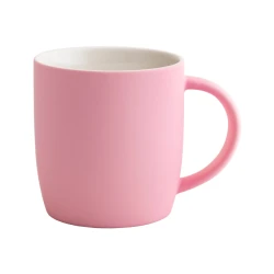 Чашка фарфоровая FIESTA с матовым цветным покрытием soft-touch с Вашим логотипом
