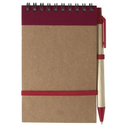 ЕКО блокнот А6 + ручка 70 арк з вашим логотипом